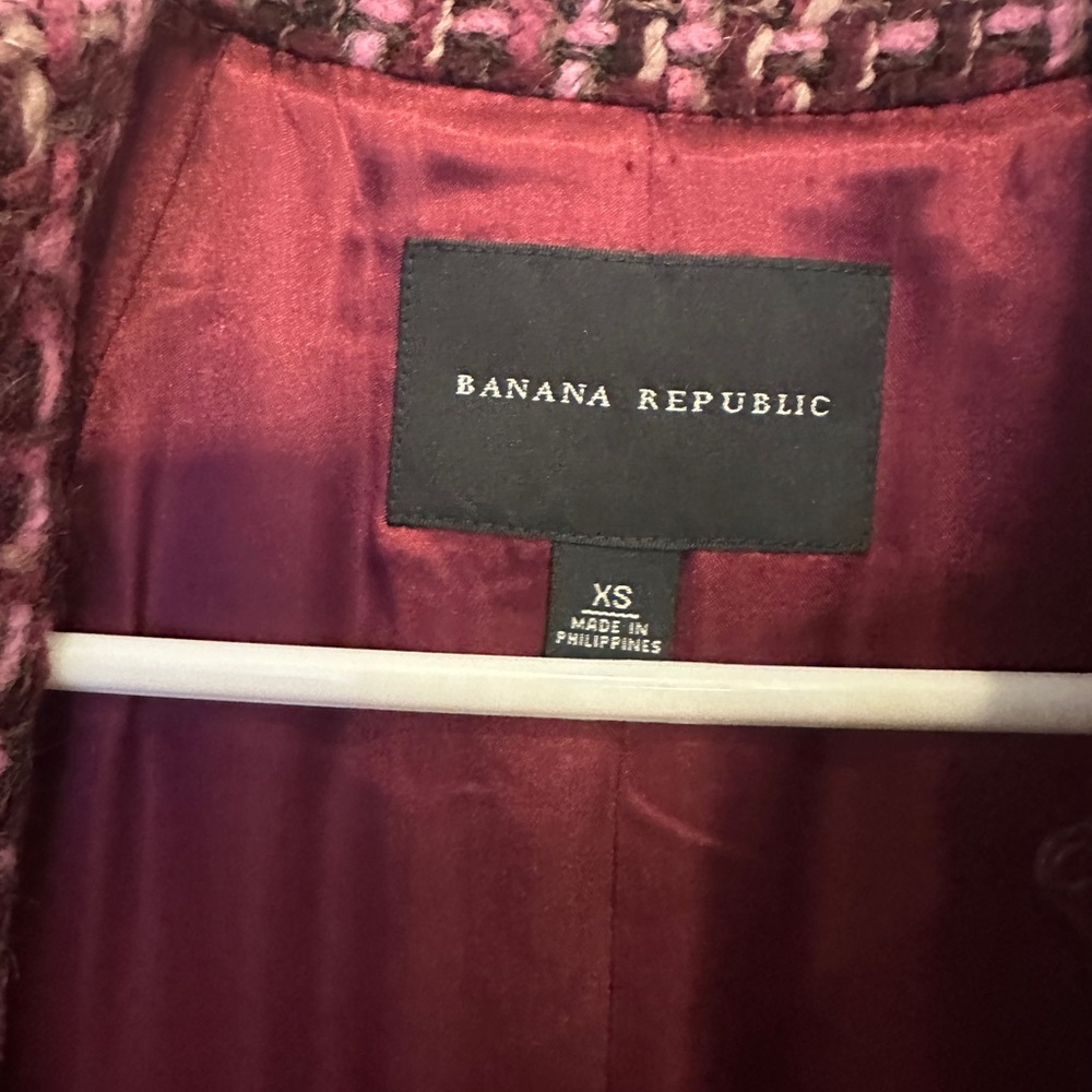 Banana Republic Women's Tweed Coat XS - Picture 4 of 4